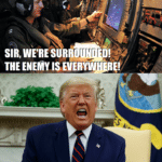 Political Memes Political, Trump text: SIR, WE