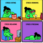 depression memes Depression, Stress text: STRESS RELAXING STRESS STRESSING  Depression, Stress