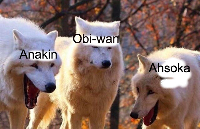 Prequel-memes, Anakin, Ahsoka, Jedi, Ashoka, Palpatine Star Wars Memes Prequel-memes, Anakin, Ahsoka, Jedi, Ashoka, Palpatine text: bi-wa Ànaki hsok 