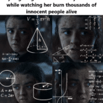 Game of thrones memes Game of thrones, Arya, Sansa, Landing, King text: Arya figuring out that Daenerys is a killer while watching her burn thousands of innocent people alive C = 2zr 30 vfi 2 A = ex2+ 2cos y 2cos x f(gx) + V = — 7tr2h 300 V = ,