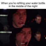 Water Memes Water, Fridge text: When you