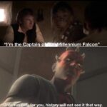 Star Wars Memes Prequel-memes, Rey, Disney, Falcon, Millennium Falcon, Lando text: "I