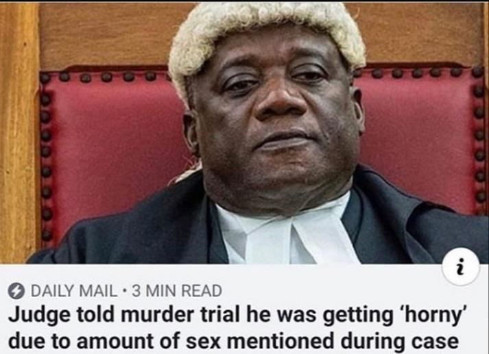Cringe, NoahGetTheBoat cringe memes Cringe, NoahGetTheBoat text: O DAILY MAIL • 3 MIN READ Judge told murder trial he was getting 'horny' due to amount of sex mentioned during case 
