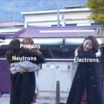 other memes Funny, LOONA, Yves, Chuu, Loona, Hydrogen text: Proto s Neutrons —..........-.-..........-±lectrons  Funny, LOONA, Yves, Chuu, Loona, Hydrogen