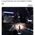 Star Wars Memes Prequel-memes, George Lucas, George, Jedi text: Just a friendly reminder that George Lucas had his own son killed in Order 66 DAILY 