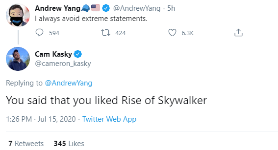 Political, Star Wars, Rey Skywalker Yang Memes Political, Star Wars, Rey Skywalker  Jul 2020