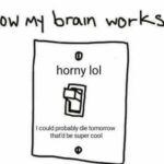 depression memes Depression,  text: how wDrkS horny lol I could probably die tomorrow thatd be super cool  Depression, 