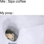 other memes Dank, Ok text: Me : Sips coffee My poop .  Dank, Ok