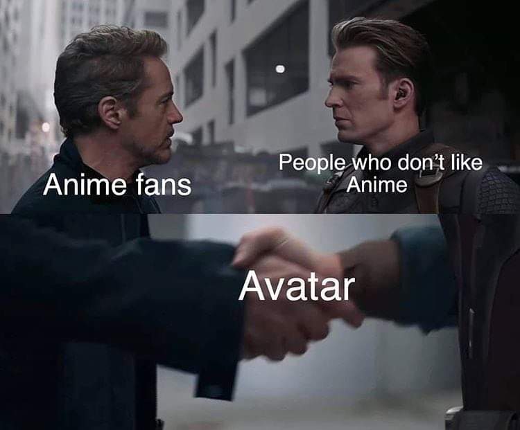 Anime, RWBY Anime Memes Anime, RWBY text: Anime fans People-Who don!t like Anime Avatar 