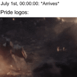 Dank Memes Dank, July, LGBT, June, Canada text:  Dank, July, LGBT, June, Canada