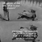 Dank Memes Dank, Thank, Lake text: Oh panzer of the I ke,cwhat is your isdom? percentages are reversible, so 6% of 50 is equal ito 6 which is muvch easier to calculate  Dank, Thank, Lake