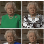 Dank Memes Dank, Eternal, Doom, The Queen, Queen, DOOM text: Queen: *wears a green dress* Me, a memer:  Dank, Eternal, Doom, The Queen, Queen, DOOM