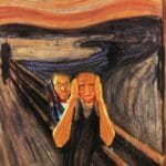 History Memes History, The Sike, Norwegian Expressionist, Edvard Munch text: 