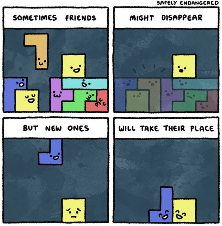 Wholesome memes, Tetris Wholesome Memes Wholesome memes, Tetris text: SRFELY ENDANGÎRE.D 