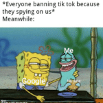 other memes Funny, Google, China, Chinese, TikTok, Tik Tok text: *Everyone banning tik tok because they spying on us* Meanwhile: pith mernatie„.ll  Funny, Google, China, Chinese, TikTok, Tik Tok