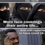 boomer memes Political,  text: Pakistan - 222,000 Iran - 235,000 Confirmed Cases Turkey- 202,000 Saudi Arabia - India - 626,000 Worn face coverings their entire life... Av...And still reportec to have covid-19. - — k! hink America Think!  Political, 