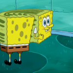 Spongebob turning around Spongebob meme template blank  Spongebob, Turning, Reaction, Looking, Behind, Subterfuge, Reversal