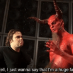 Devil huge fan Movie meme template blank
