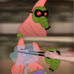 Meme Generator – Patrick getting sprayed by perfume