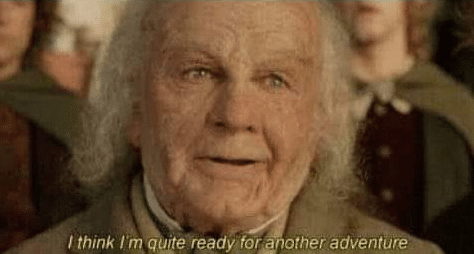 LOTR Make-up-Tasche 'I'm Quite Ready For Another Adventure' – Wasserdichte Kosmetiktasche Für Fans