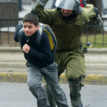 Riot police chasing kid Vs meme template blank  Vs, Riot, Police, Chasing, Kid, Running, Cop