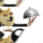 Doge bringing food Doge meme template