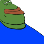 Bored Fat Pepe Frog meme template blank  Frog, Pepe, Reaction, Bored, Staring, Fat