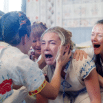 Midsommar women screaming Reaction meme template blank  Reaction, Multiple, Woman, Screaming, Crying, Sad, Midsommar, Horror, Comforting, Movie