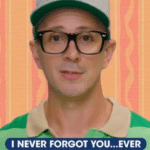 Steve 'I never forgot you, ever' Wholesome meme template blank  TV, Steve, Blues Clues, Talking, Never, Forgetting, Wholesome