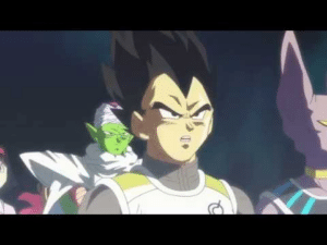 Vegeta ‘He is speaking the language of the Gods’ (blank) Opinion meme template