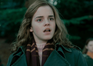 Hermione shocked Confused meme template