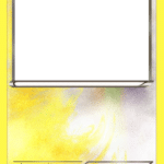 Meme Generator – Pokemon electric type card (blank)