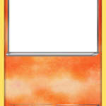 Meme Generator – Pokemon fire type card (blank)