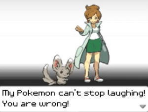 My Pokemon can’t stop laughing Rude meme template