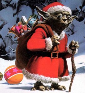 Christmas Santa Yoda Christmas meme template