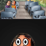 Happy guy on bus showing sad guy something on his phone Comic meme template blank  Happy, Bus, Showing, Phone, Genildo, Sad, Guy, Comic