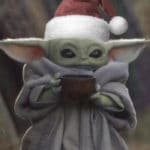 Christmas Baby Yoda with soup Christmas meme template blank  Christmas, Baby Yoda, Eating, Soup, Wholesome