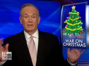 Bill O’Reilly War on Christmas Political meme template