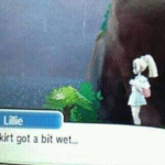 Pokemon ‘My skirt got a bit wet’ Pokemon meme template blank