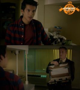 Johnny opening briefcase Cobra Kai Johnny Lawrence search meme template