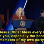 May Jesus Christ bless every single one of you Dont Look Up meme template blank  Dont Look Up, President, Meryl Streep, Blessing, Jesus, Christian, Wholesome, Political, Movie, Netflix