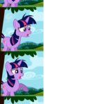 Twilight Sparkle becoming more and more disgusted / shocked TV meme template blank  Pony, Shocked, Disgusted, Unicorn.