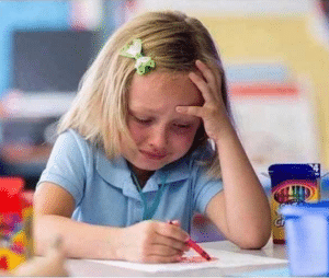 Stressed out girl coloring Stock Photo meme template