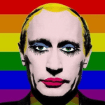 Gay Putin Flag Political meme template blank  Gay, Putin, Flag, Political, LGBT, Russia