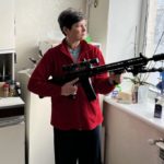 Ukrainian mother with rifle Ukraine meme template blank  Ukrainian, Mother, Woman, Holding, Rifle, Guns