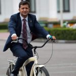 Zelensky riding bike Ukraine meme template blank  Zelensky, Ukraine, Riding, Bike, Bicycle, Politics